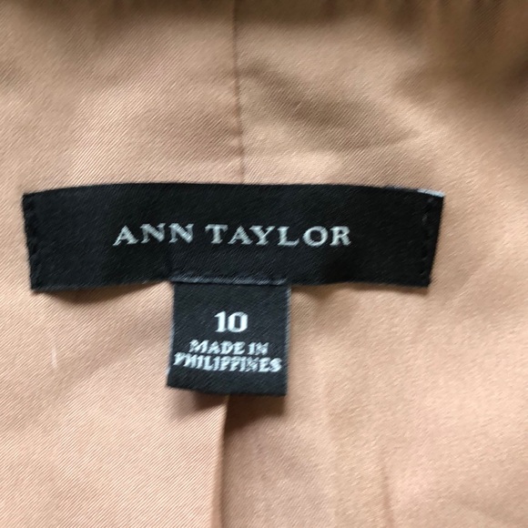 Ann Taylor Camel Blazer Jacket - Picture 6 of 7